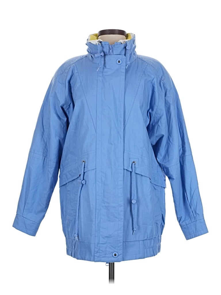 Pre-owned London Fog Raincoat In Blue