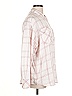 Splendid Plaid Pink Long Sleeve Button-Down Shirt Size XL - photo 4