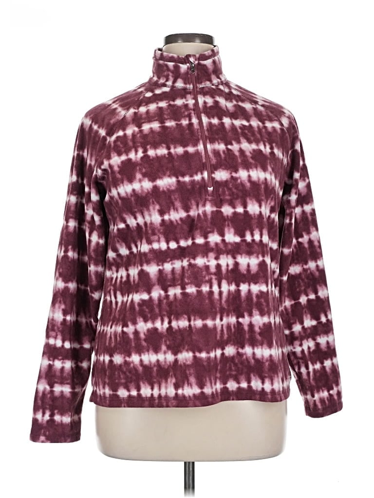 Pre-owned Eddie Bauer Turtleneck Sweater In Burgundy