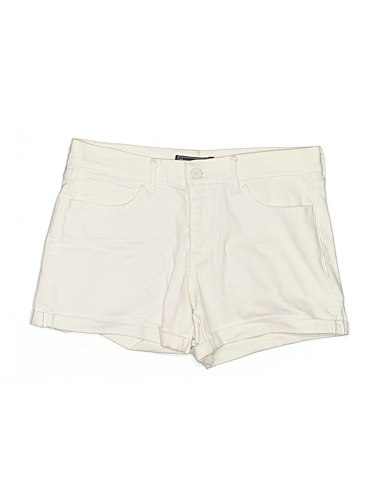 Pre-owned Abercrombie & Fitch Khaki Shorts In White