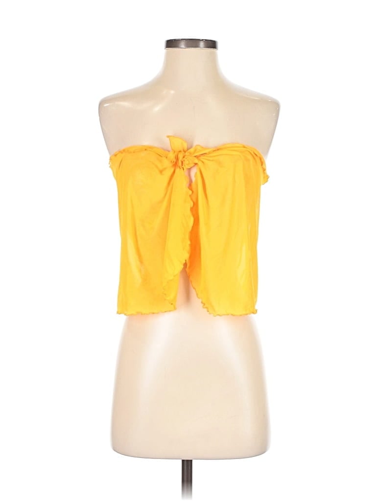 Pre-owned Wild Fable Swimsuit Top Orange Swimwear