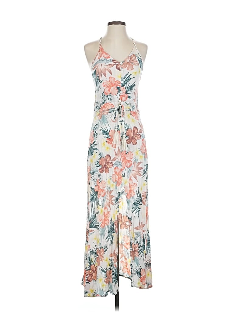 Pre-owned Rip Curl Casual Dress In White