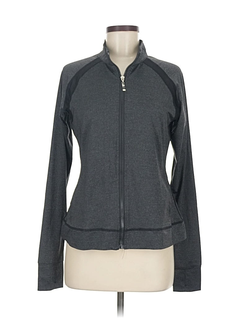 Pre-owned Ekouaer Cardigan Sweater In Gray