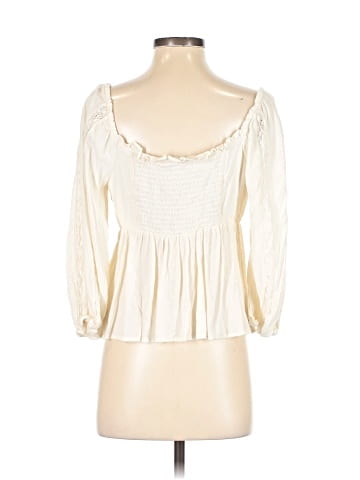 American Eagle Outfitters 3/4 Sleeve Blouse (view 2)
