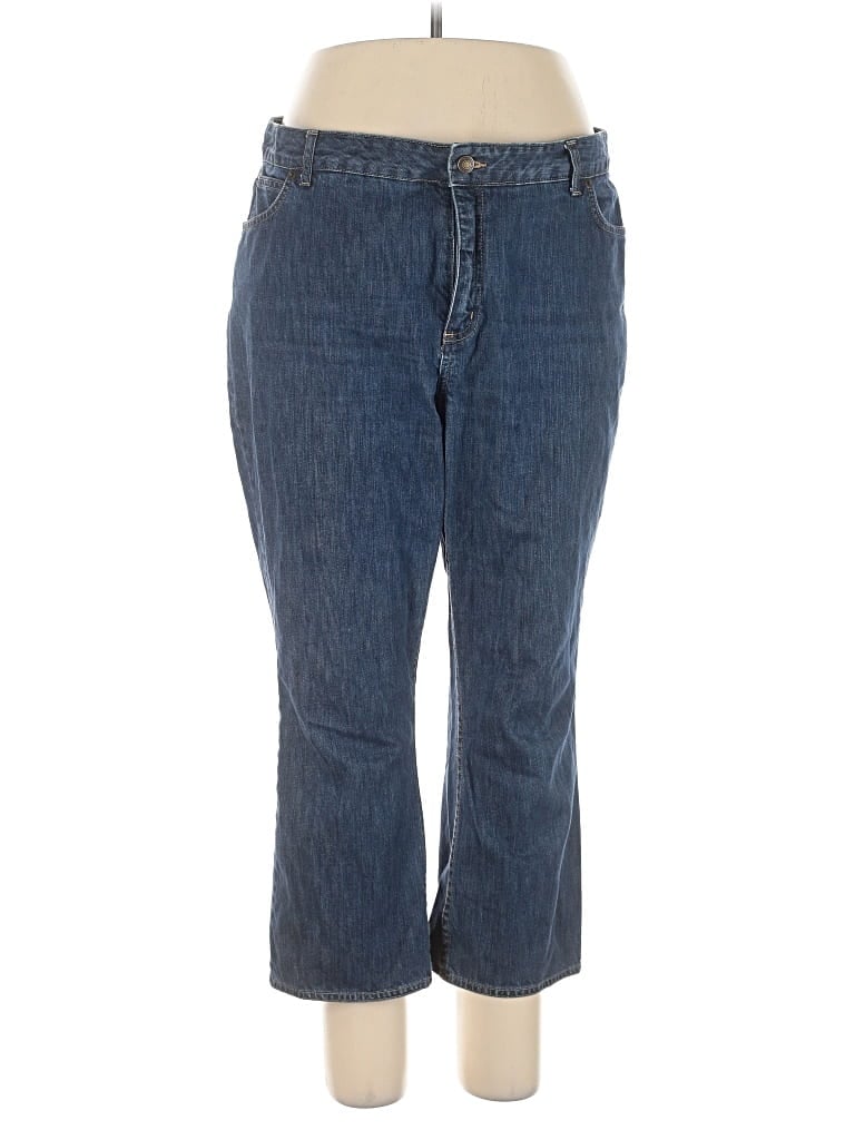 Pre-owned Lands' End Jeans In Blue