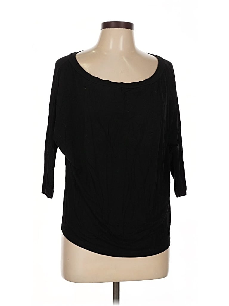 Pre-owned Baukjen 3/4 Sleeve T-shirt In Black