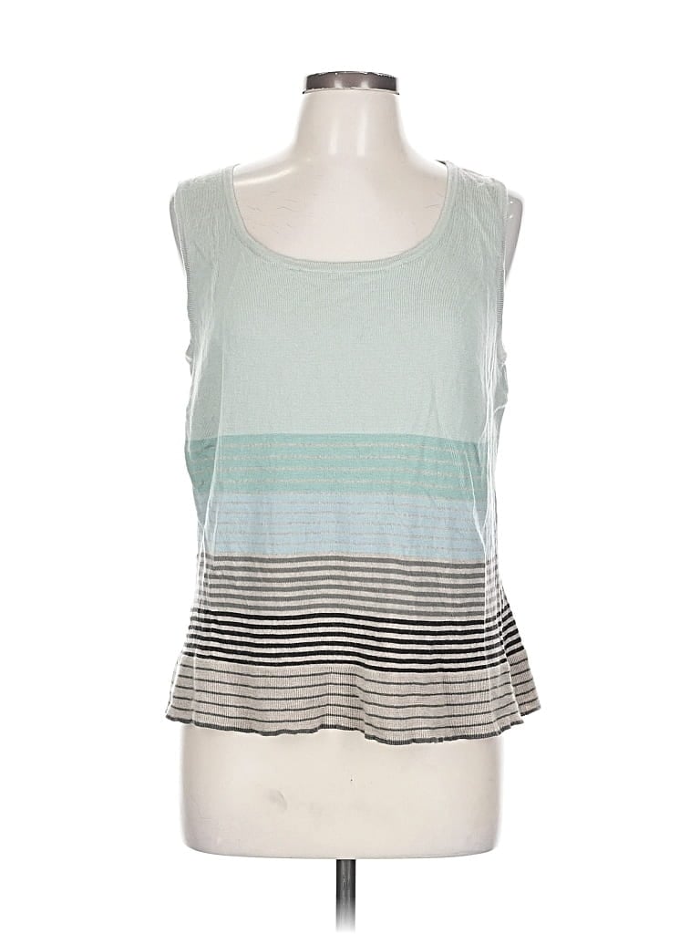 Pre-owned St John Pullover Sweater In Green