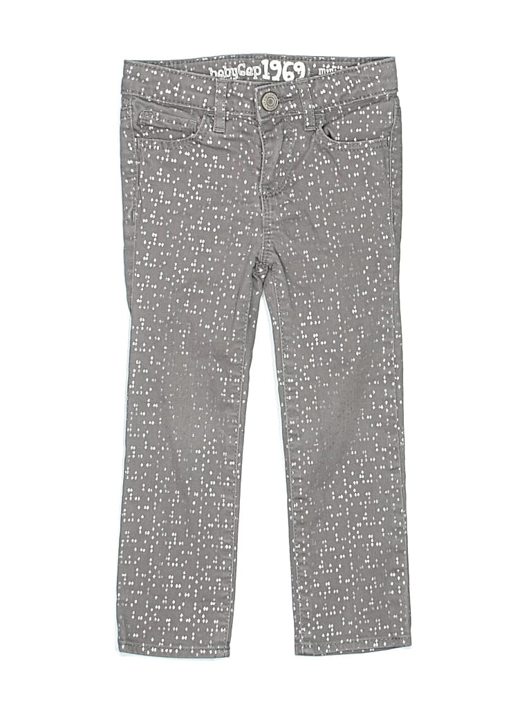 Pre-owned Baby Gap Kids' Jeans In Gray