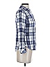 Rails 100% Rayon Plaid Blue Long Sleeve Button-Down Shirt Size XS - photo 4