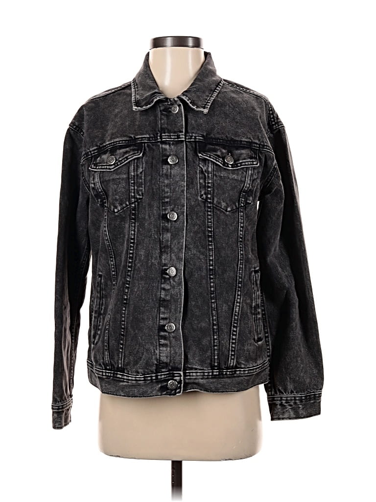 Pre-owned Old Navy Denim Jacket In Black