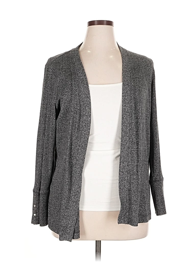 Pre-owned Michael Michael Kors Cardigan Sweater In Gray
