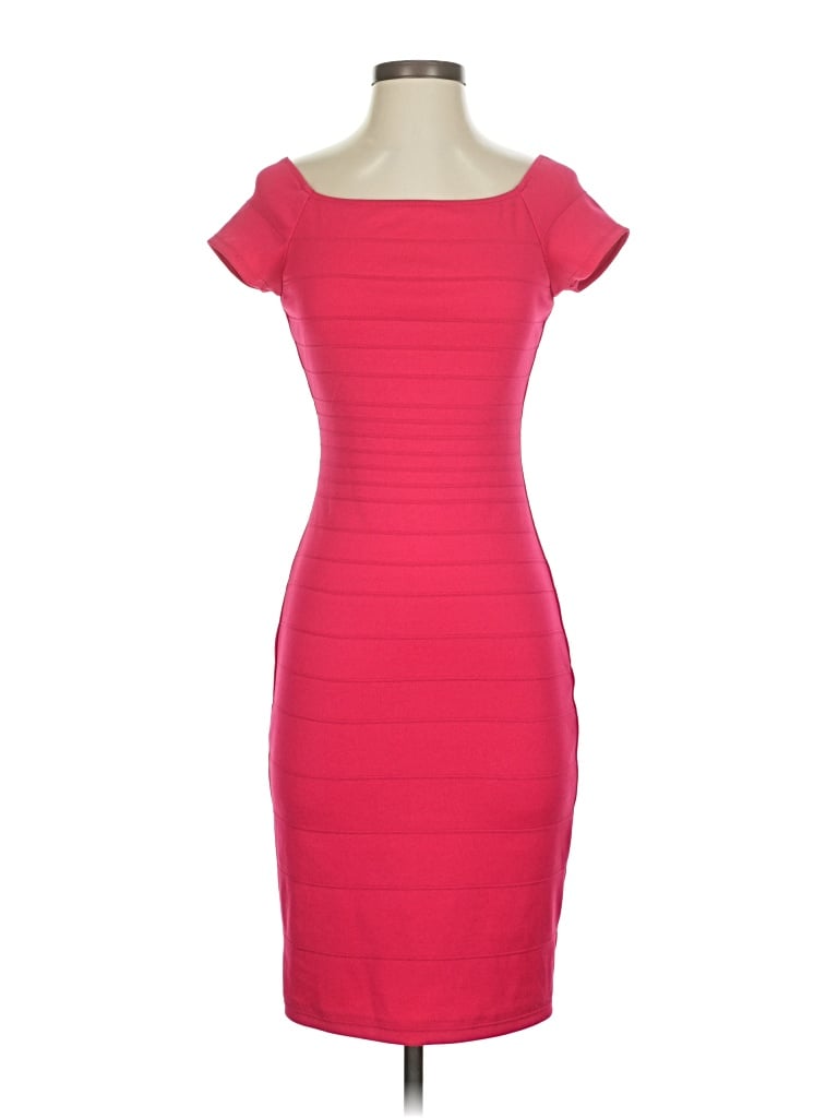 Pre-owned Bisou Bisou Cocktail Dress In Pink
