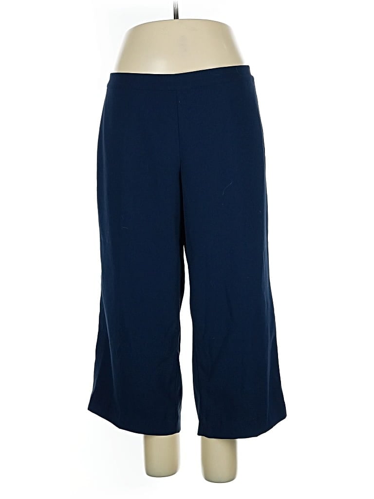 Pre-owned Lands' End Active Pants In Blue