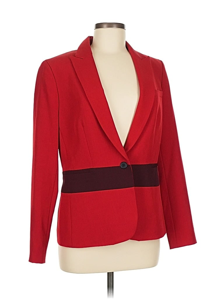 Pre-owned Anne Klein Blazer Jacket In Red