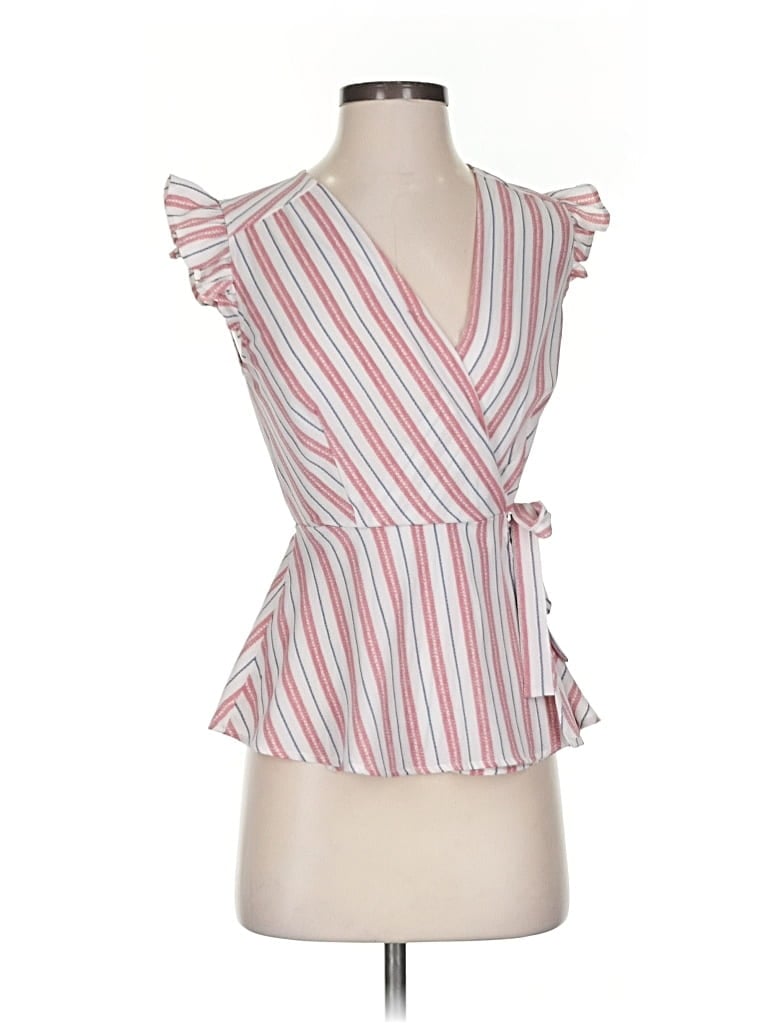 Pre-owned Monteau Sleeveless Blouse In Pink