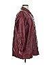 Boohoo 100% Polyurethane Burgundy Raincoat Size 6 - photo 4