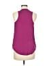 Theory 100% Silk Purple Blouse Size M - photo 2