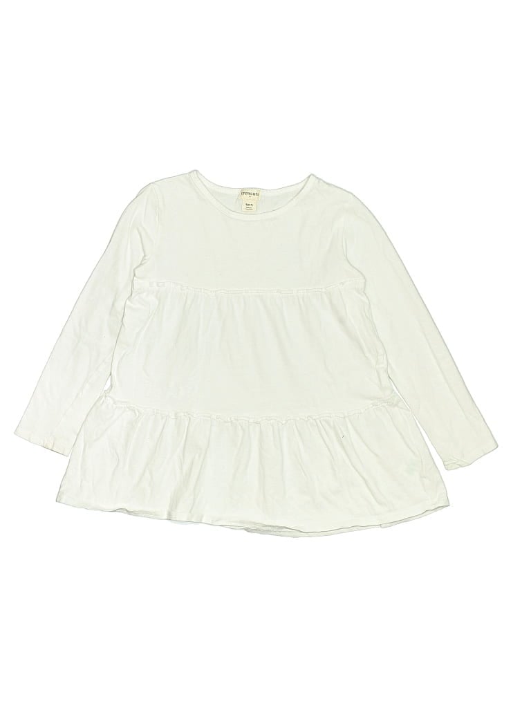 Pre-owned Crewcuts Outlet Kids' Dress In White