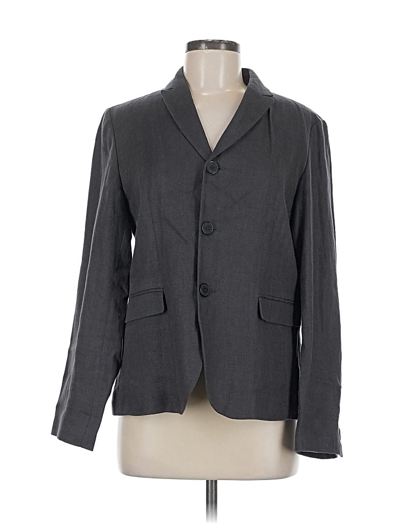 Pre-owned Zara Blazer Jacket In Gray