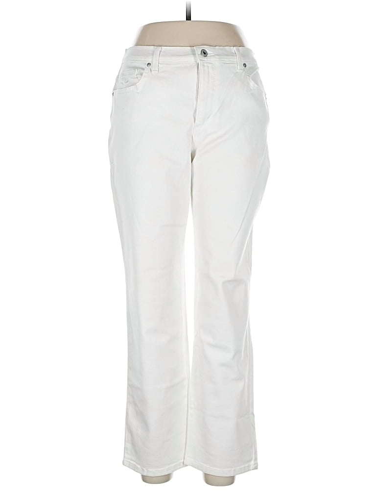 Pre-owned Gloria Vanderbilt Jeans In White