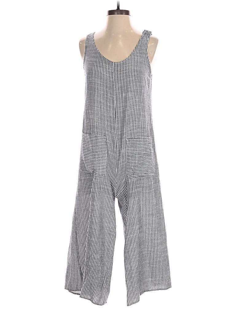Pre-owned Max Studio Jumpsuit In Gray