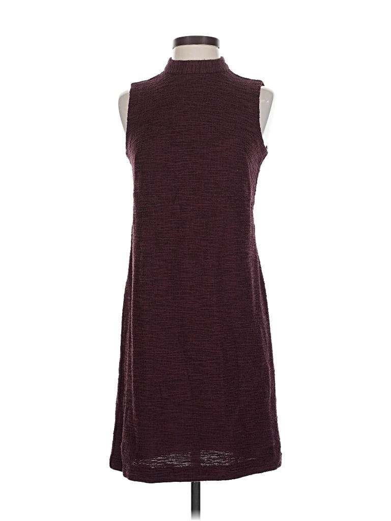 Ann Taylor Factory Casual Dress In Burgundy