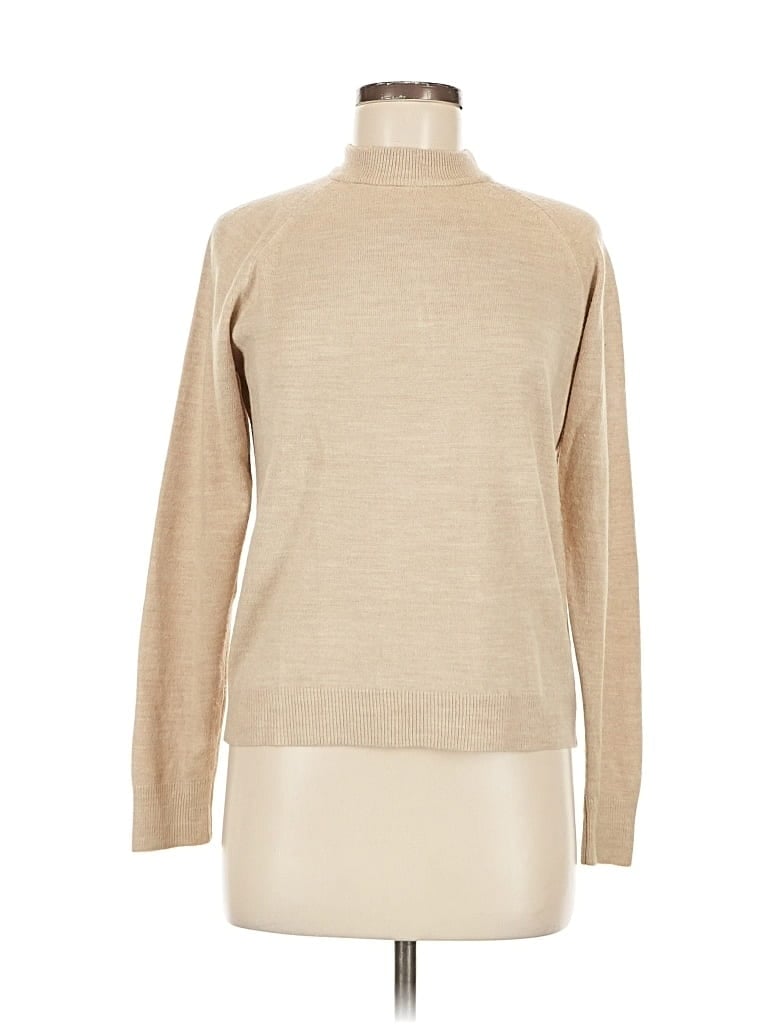 Pre-owned Unbranded Turtleneck Sweater In Brown