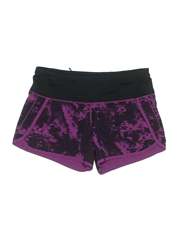 Pre-owned Lululemon Athletica Athletic Shorts In Purple