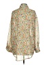 RESA 100% Polyester Floral Ivory Yellow Long Sleeve Blouse Size XS - Sm - photo 2