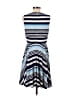 Donna Morgan Stripes Blue Casual Dress Size 4 - photo 2