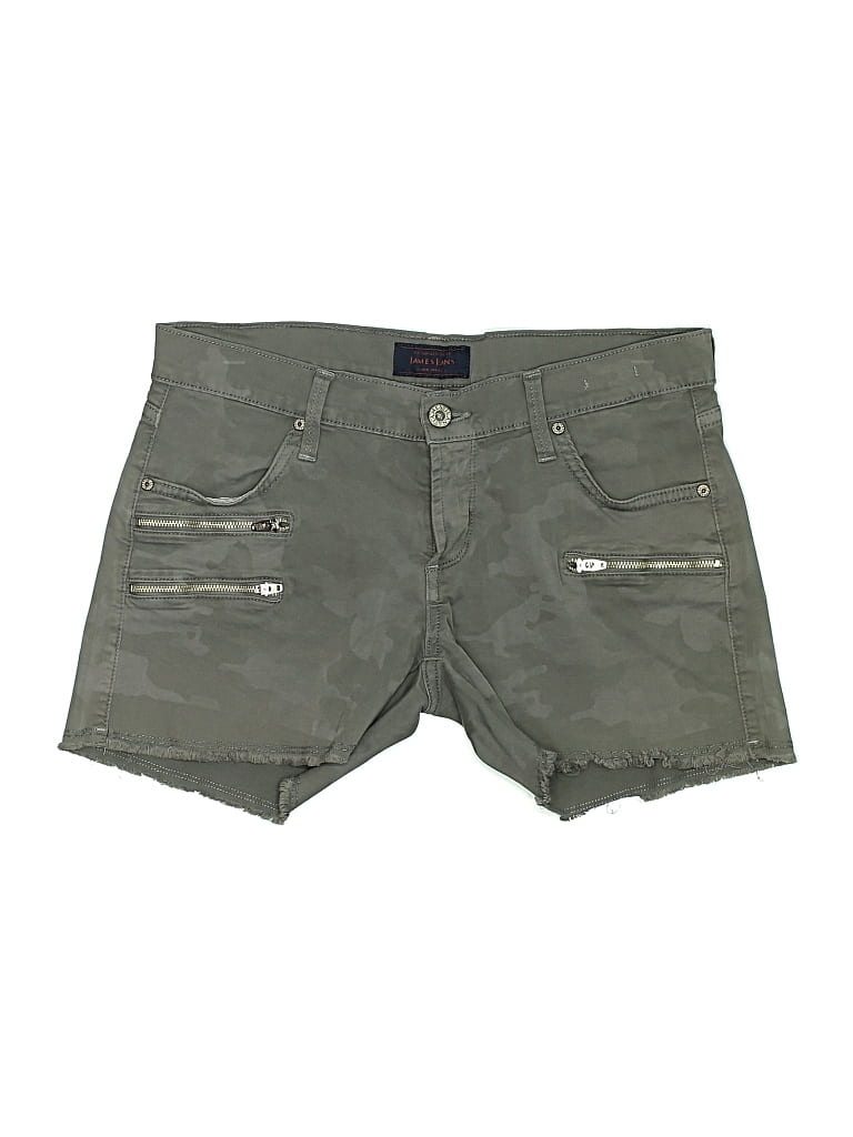 Pre-owned James Jeans Khaki Shorts In Green