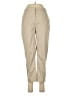 Maggie Lane 100% Polyester Solid Tan Ivory Casual Pants One size - photo 1