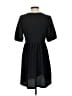 Pieces Solid Black Casual Dress Size XS - photo 2