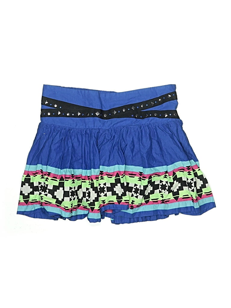 Pre-owned Justice Kids' Skirt In Blue
