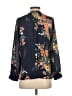 Joie Floral Blue Long Sleeve Blouse Size XXS - photo 2