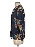 Joie Floral Blue Long Sleeve Blouse Size XXS - photo 5