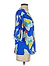Crosby 100% Polyester Blue 3/4 Sleeve Blouse Size XS - photo 4