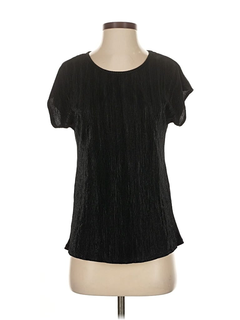 Pre-owned Ny Collection Short Sleeve T-shirt In Black