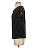 NY Collection 100% Polyester Metallic Black Short Sleeve T-Shirt Size S - photo 5