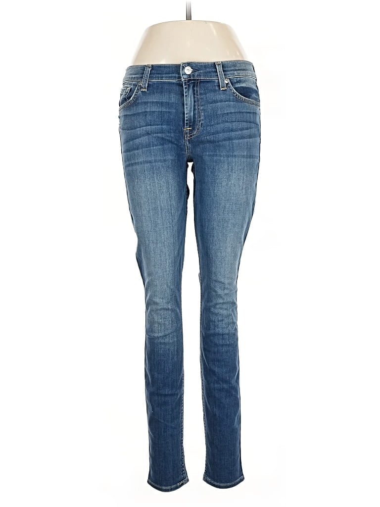 Pre-owned 7 For All Mankind Jeans In Blue