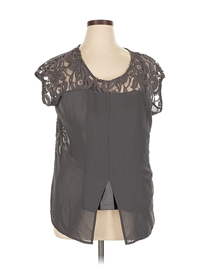 Pre-owned Apt. 9 Sleeveless Blouse In Gray