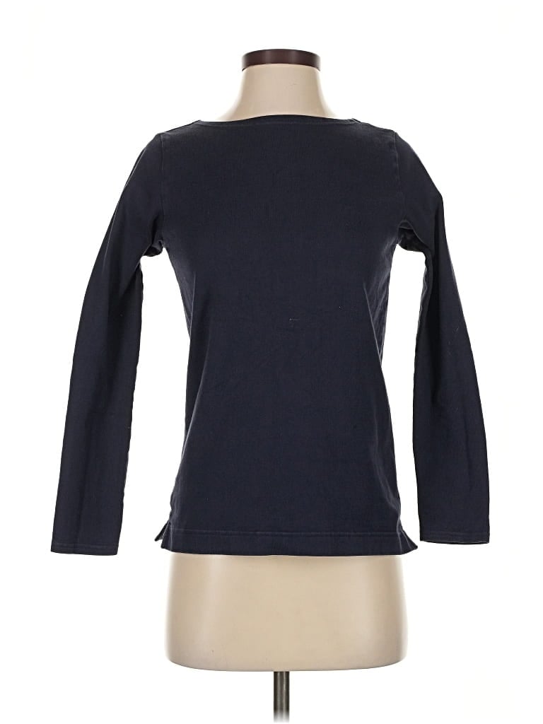 Pre-owned Unbranded 3/4 Sleeve T-shirt In Blue