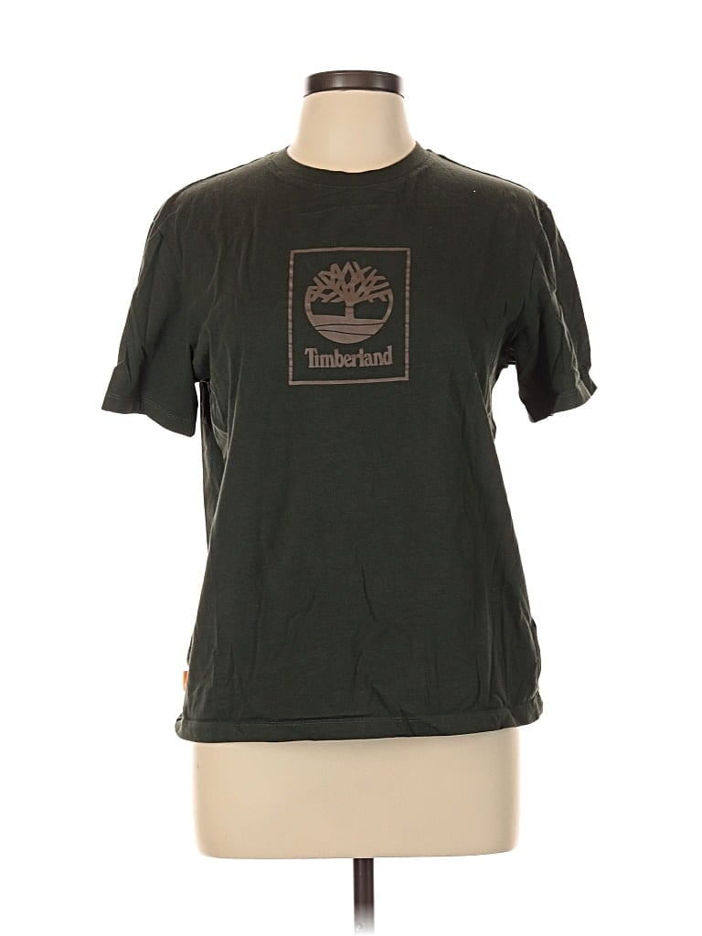 Pre-owned Timberland Short Sleeve T-shirt In Green
