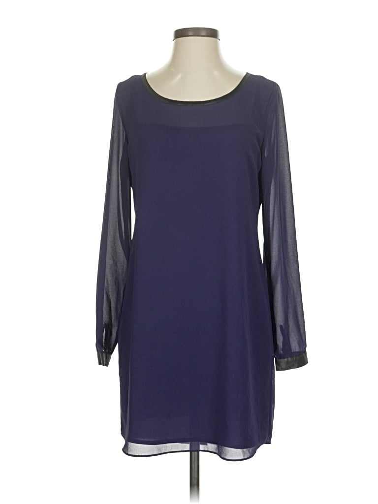 Pre-owned Olive & Oak Cocktail Dress In Blue