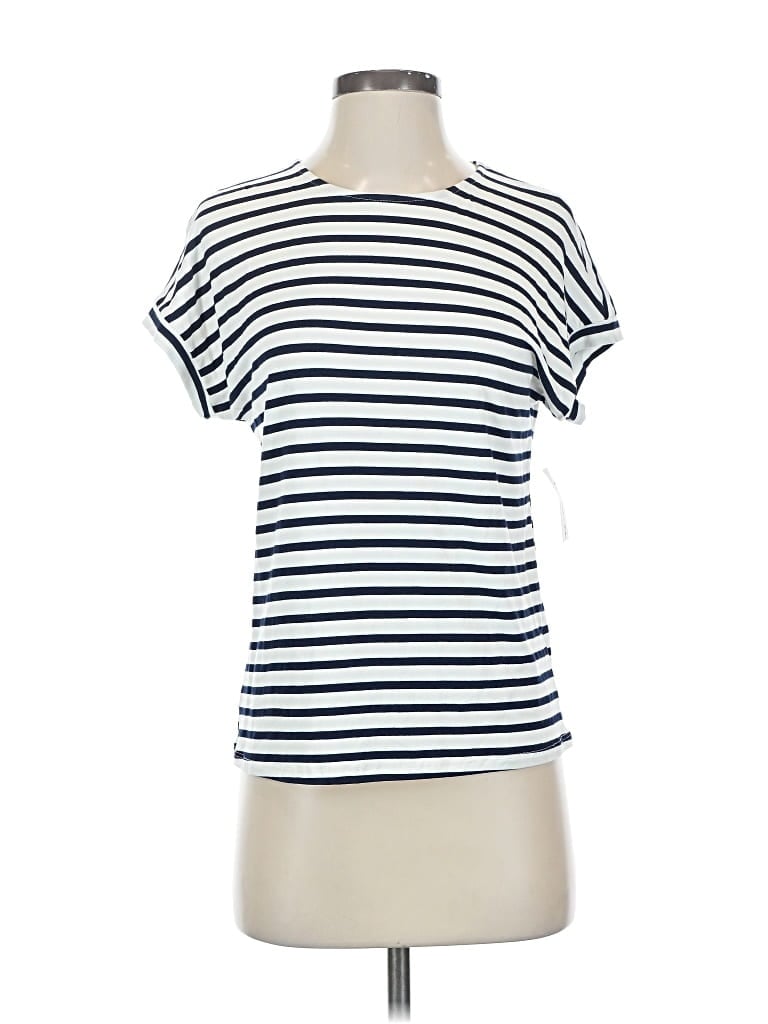 Pre-owned Green Envelope Short Sleeve T-shirt In White