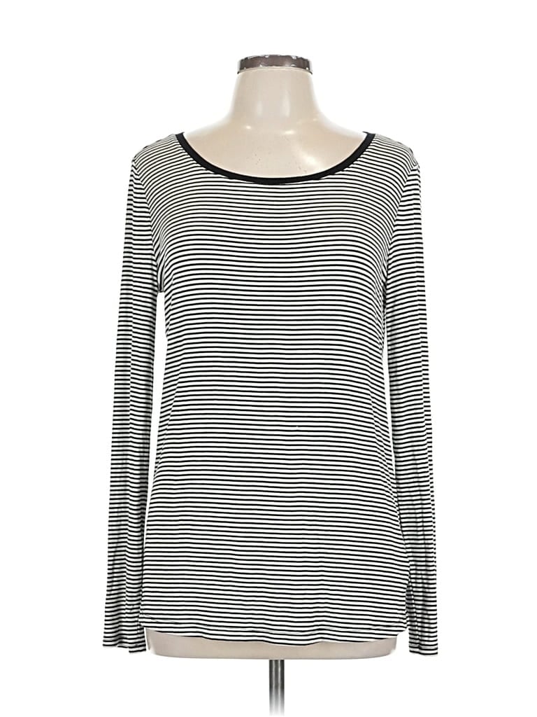 Pre-owned Paige Long Sleeve T-shirt In Silver