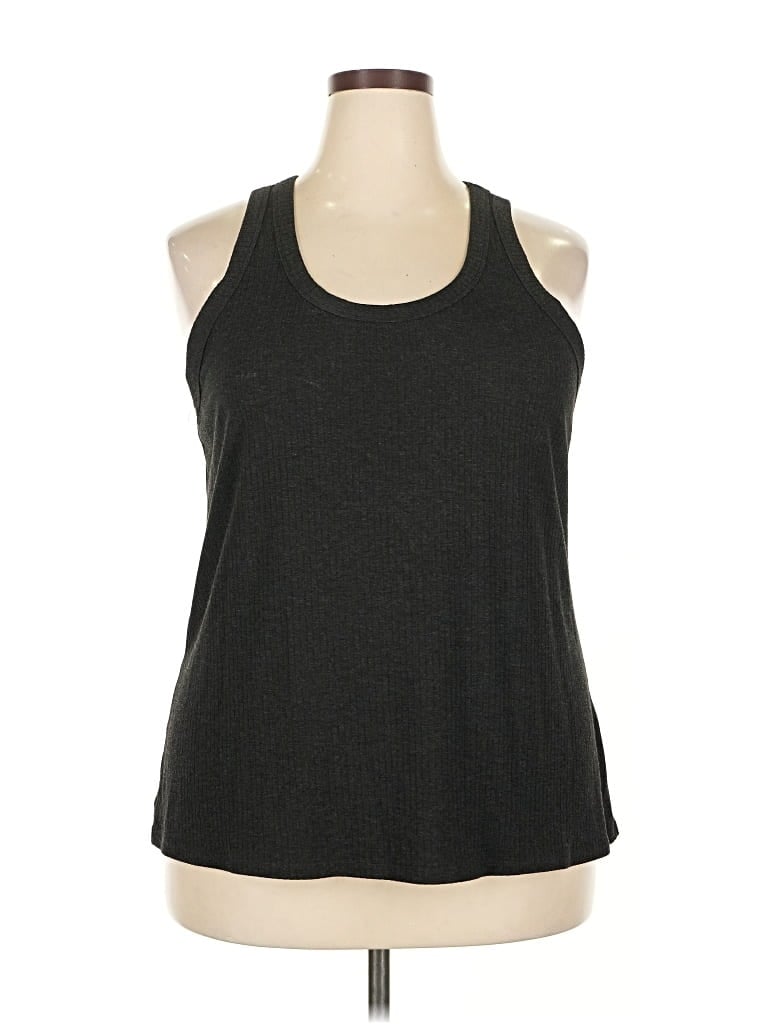 Pre-owned Market & Spruce Sleeveless Top Black Halter Neckline Tops