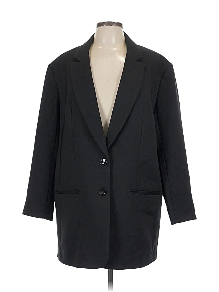 Pre-owned Express Blazer Jacket In Black