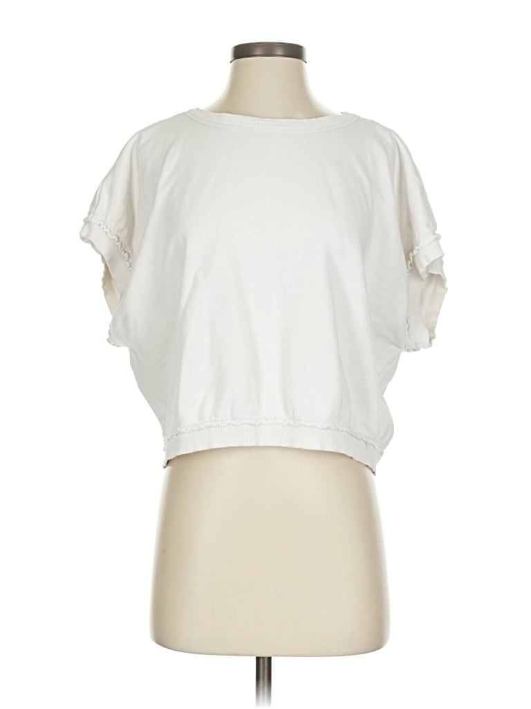 Pre-owned Pilcro Cardigan Sweater In White