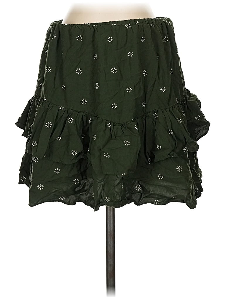 Pre-owned Madewell Casual Skirt In Green